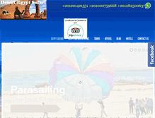 Tablet Screenshot of desertegyptsafari.com